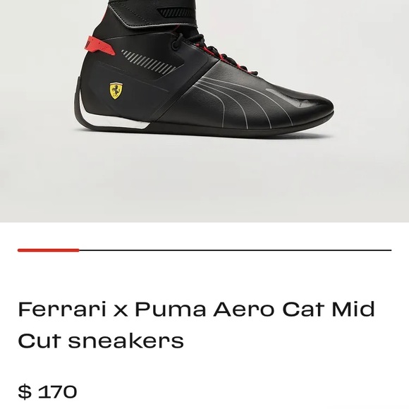 Black Ferrari Pumas New Size 12 Sold Out Everywhere - Picture 11 of 16